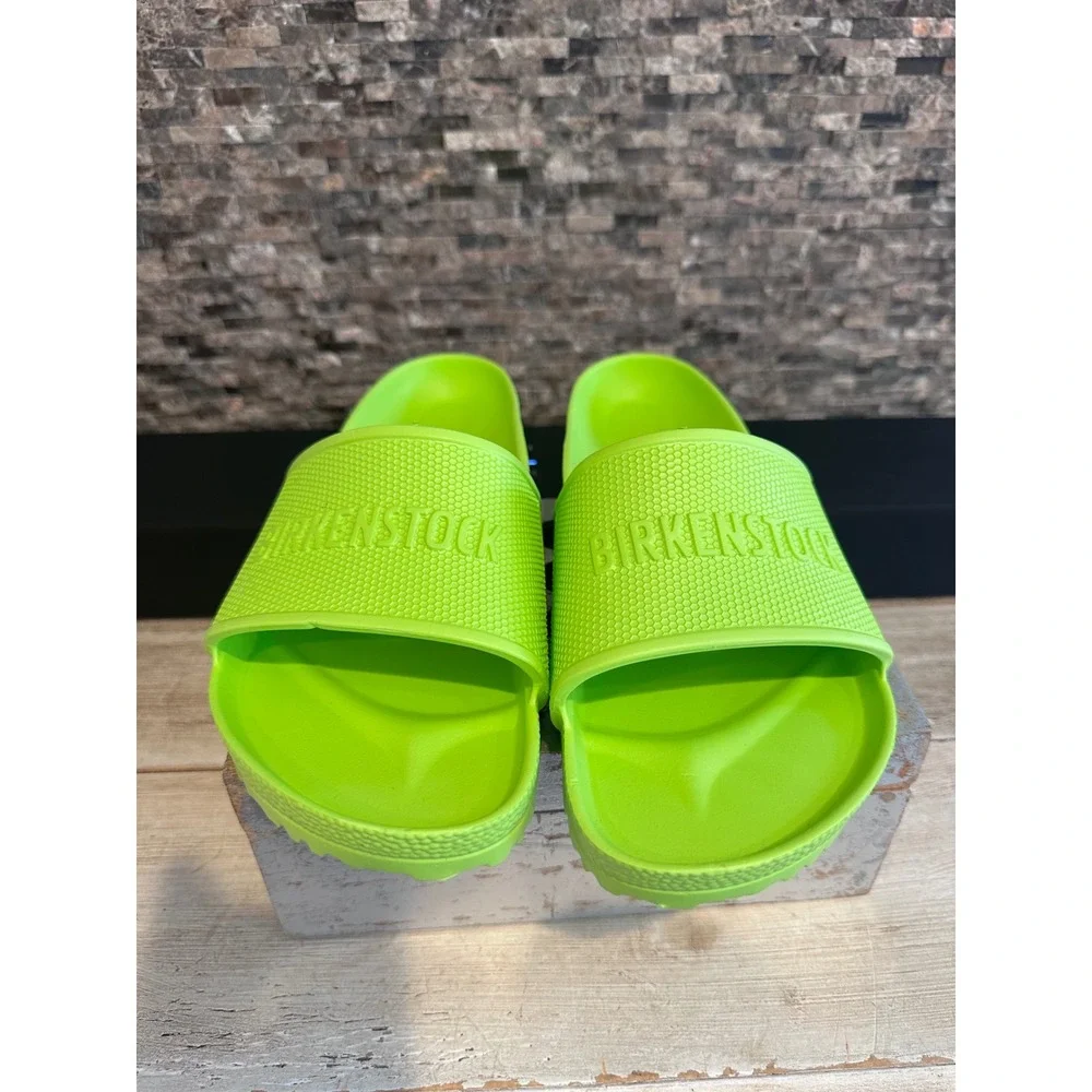 Birkenstock Barbados EVA Slide Sandals Lime Green Neon Mens 9 Womens 11 EU 42